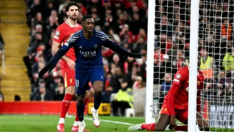 باريس سان جيرمان يتقدم على ليفربول بهدف في ذهاب ربع نهائي دوري أبطال أوروبا