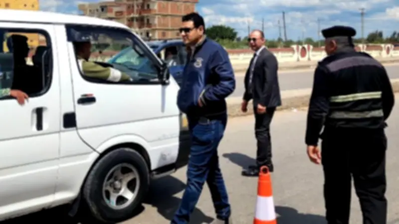حملات مرورية مكثفة في كفر الشيخ للكشف عن تعاطي المخدرات بين السائقين