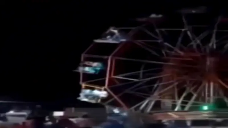 كارثة في مدينة ملاهي هندية: سقوط لعبة دوارة يثير الرعب ويصيب العشرات