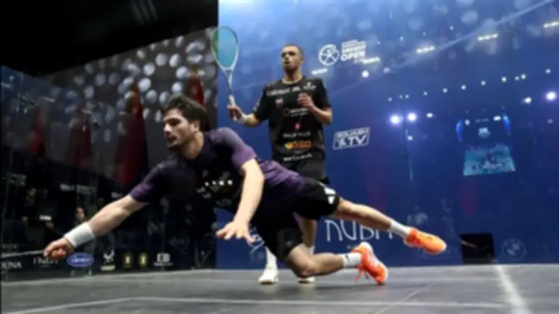 مصطفى عسل يودع بطولة الجونة للإسكواش بعد خسارة مثيرة أمام دييجو إلياس