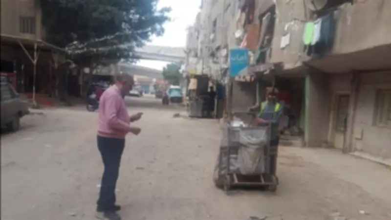 محافظة الجيزة تطلق منظومة الجمع السكني للمخلفات في البراجيل لتحسين النظافة