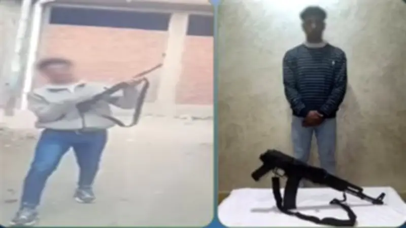 ضبط عامل بالدقهلية بعد نشر فيديو استعراضي لسلاح بلاستيكي لزيادة المشاهدات