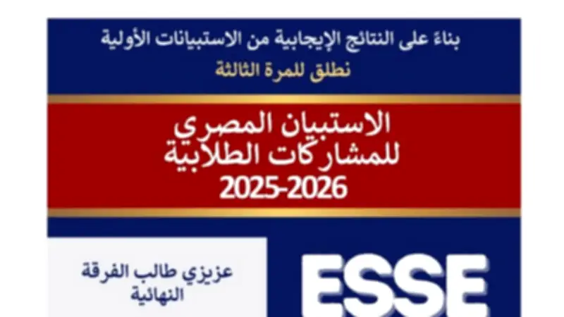 جامعة العاصمة تطلق النسخة الثالثة من الاستبيان المصري لمشاركات الطلاب