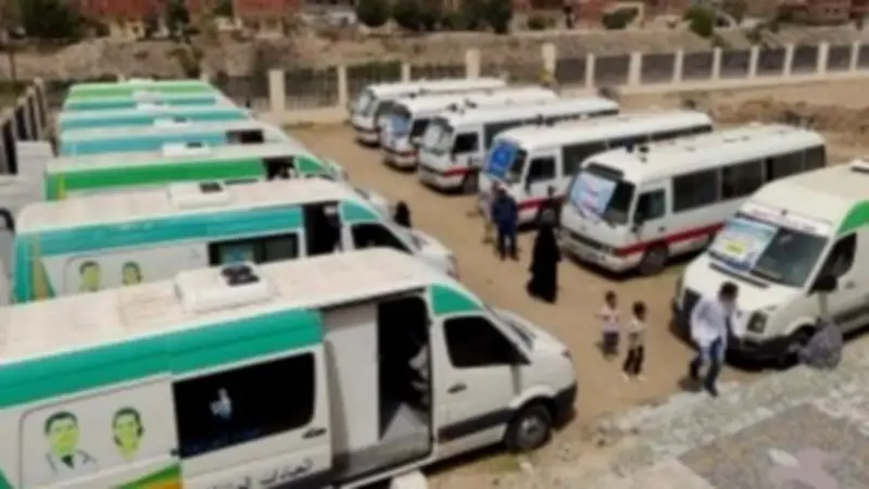 قافلة طبية مجانية تقدم خدمات شاملة لأهالي قرية العوضي بكفر الشيخ لمدة يومين