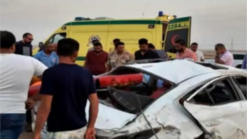 حادث انقلاب موتوسيكل بطريق مصر الإسكندرية الزراعي يُسفر عن إصابة شابين في القليوبية