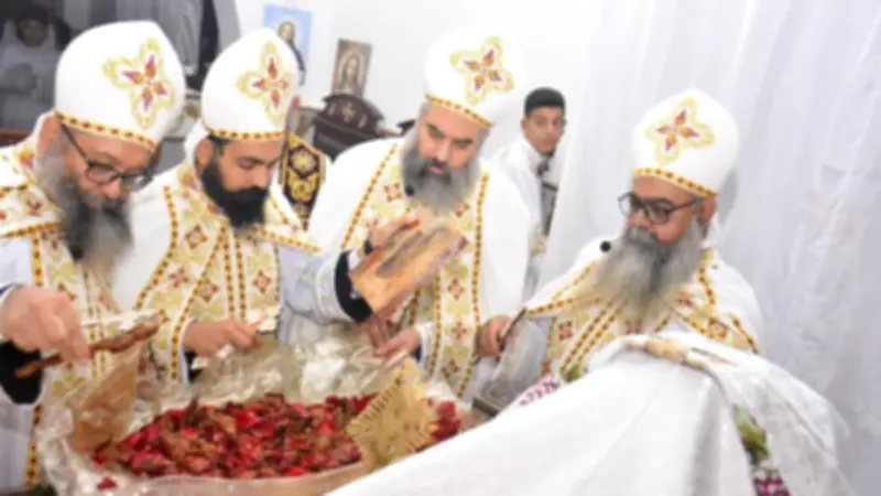 كنائس كفر الشيخ تحتفل بقداس عيد القيامة وسط أجواء بهيجة وفرحة عارمة