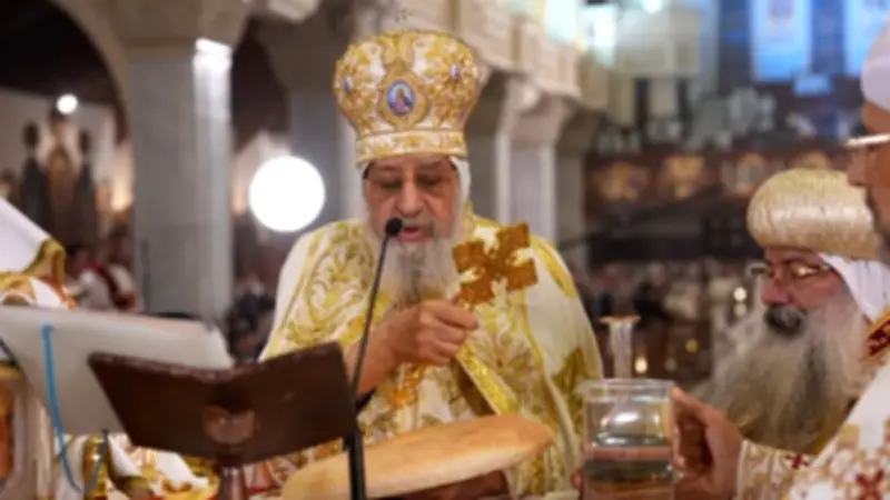 البابا تواضروس يشكر الرئيس السيسي ومؤسسات الدولة خلال قداس القيامة