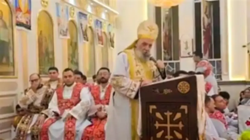 محافظ الغربية يشارك في صلوات قداس عيد القيامة بكنيسة مارجرجس بطنطا وسط أجواء روحانية