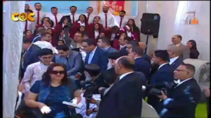 البابا تواضروس الثاني يستقبل أبناء الكنيسة القبطية الأرثوذكسية للتهنئة بعيد القيامة المجيد