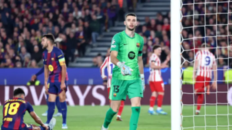 جماهير برشلونة تستفز إسبانيول بهتاف ساخر ضد خوان جارسيا في ديربي كتالونيا