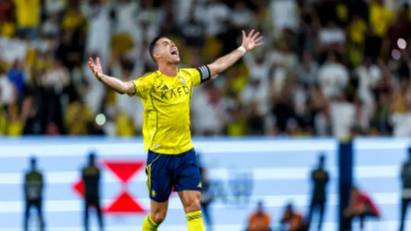 النصر يقترب من لقب الدوري السعودي بفوز مريح على الأخدود وثنائية رونالدو