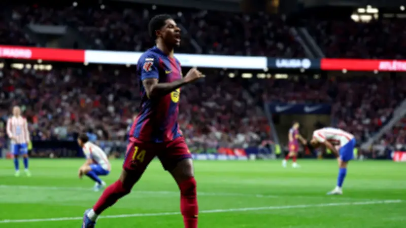 سيموت يوقف أبرز أهدافه.. راشفورد يخسر أمام برشلونة في مباراة قوية