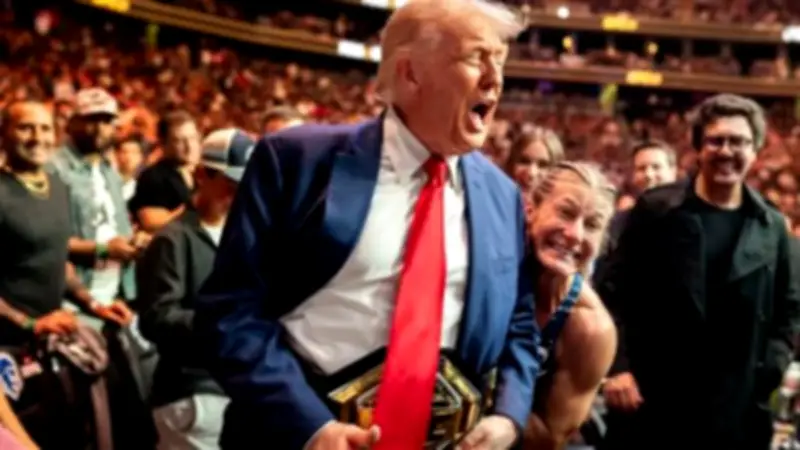 تصرف صادم لترامب: يترك مفاوضات إيران ويحضر عرض مصارعة في ميامي