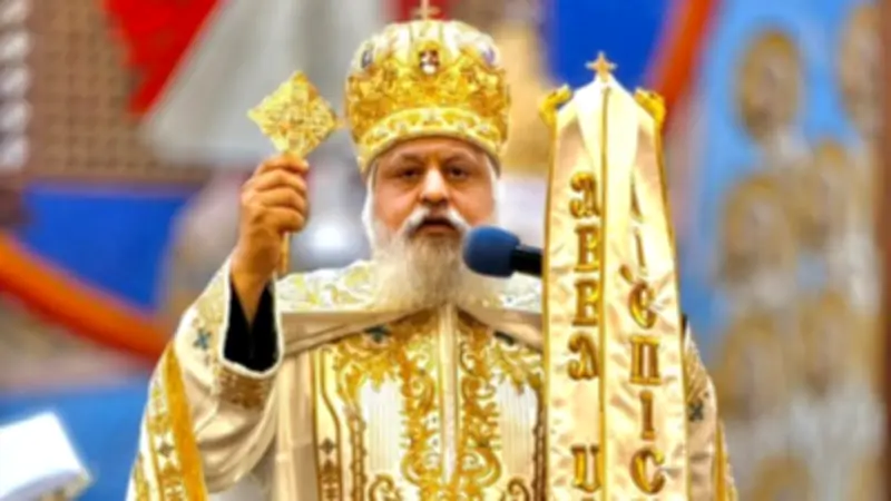 الأنبا ميخائيل يرأس قداس عيد القيامة ويستقبل المهنئين في حلوان