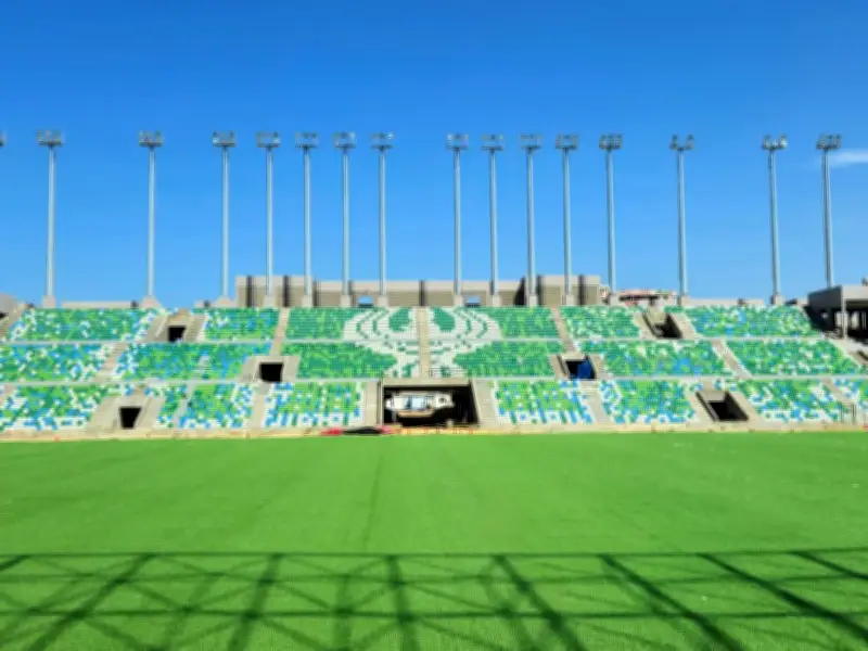 عاجل: الانتهاء من أعمال تركيب وزراعة النجيل باستاد المصري الجديد