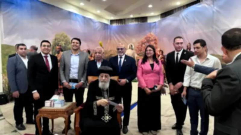 اتحاد عمال مصر يزور البابا تواضروس للتهنئة بعيد القيامة في أجواء محبة وطنية