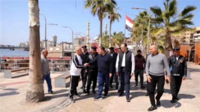 محافظ دمياط يتفقد حديقة بنت الشاطئ لضمان جودة الخدمات خلال احتفالات أعياد الربيع
