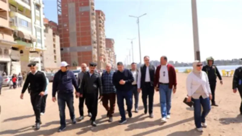 محافظ دمياط يوجه بوضع منطقة الدعايم على خريطة التطوير الشامل والارتقاء بجماليتها