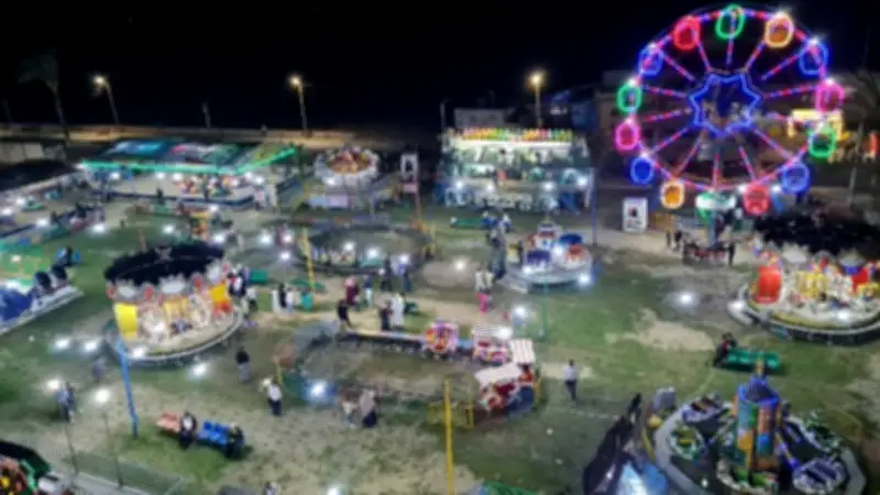 إقبال كبير على مصيف بلطيم في كفر الشيخ للاحتفال بعيد شم النسيم وسط أجواء مبهجة