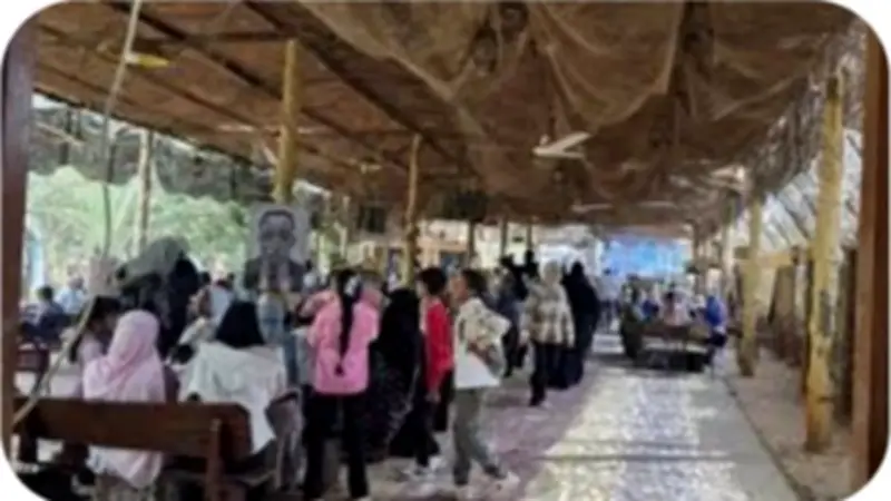 احتفالات شم النسيم تجتاح حدائق الوادي الجديد ونائب المحافظ يتفقد منظومة المياه