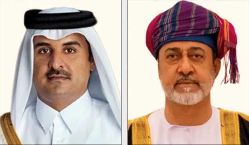 سلطان عمان وأمير قطر يبحثان هاتفياً تطورات الأوضاع الإقليمية والدولية