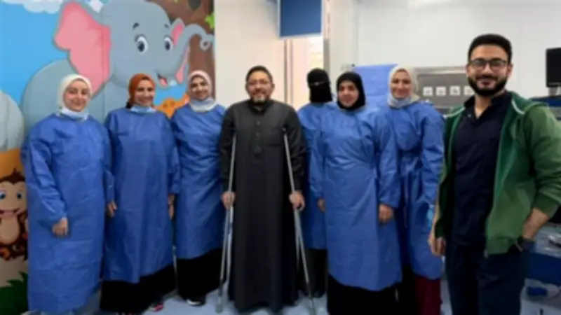 نجاح طبي في جامعة المنصورة: استخراج جسم غريب من رئة طفل دون جراحة