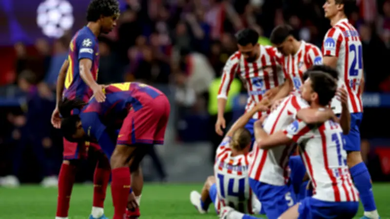 أتلتيكو مدريد يهزم برشلونة في دوري الأبطال ويجدد جراح تاريخية مؤلمة