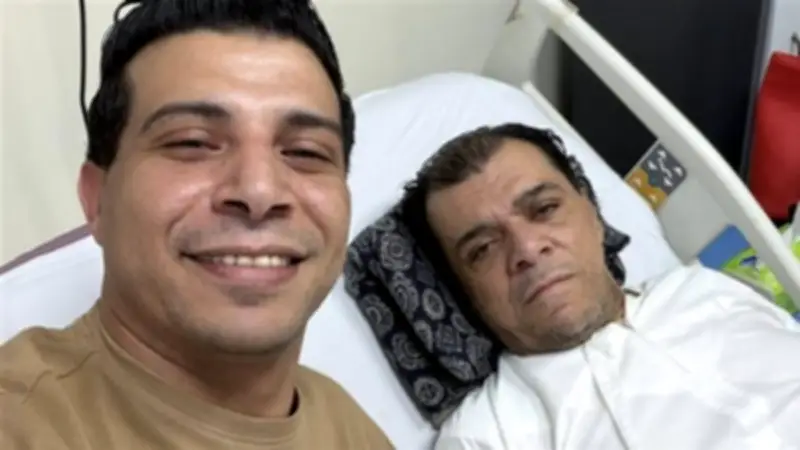 نجل المطرب الراحل شعبان عبد الرحيم يخضع لعملية جراحية ناجحة