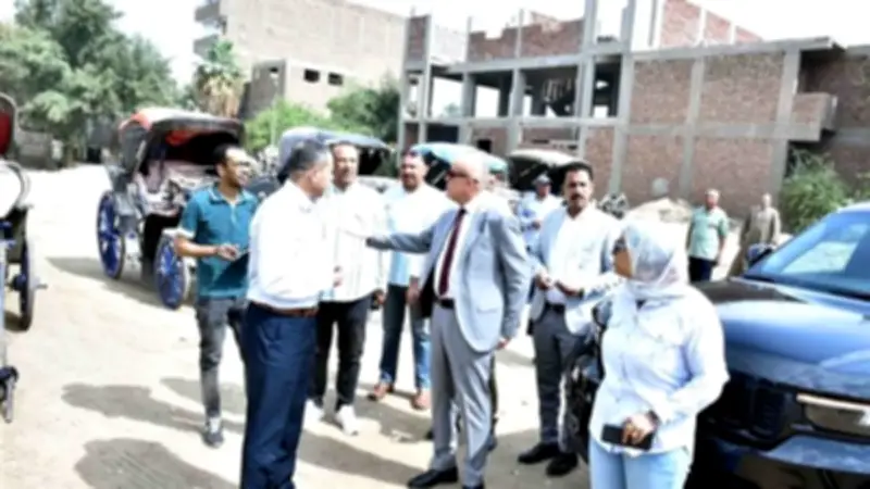 محافظ الأقصر يوجه بإنشاء موقف سرفيس ومشتل زراعي في منطقة الكرنك لتحسين الخدمات