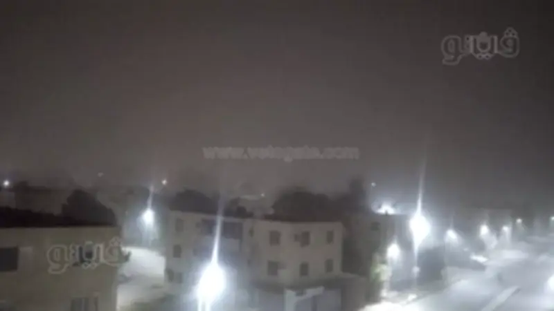 عاصفة ترابية قادمة من ليبيا تضرب الوادي الجديد وترفع المحافظة حالة الطوارئ