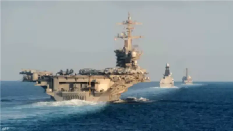 القيادة المركزية الأمريكية تؤكد استمرار حاملة الطائرات أبراهام لينكولن في فرض الحصار البحري على إيران