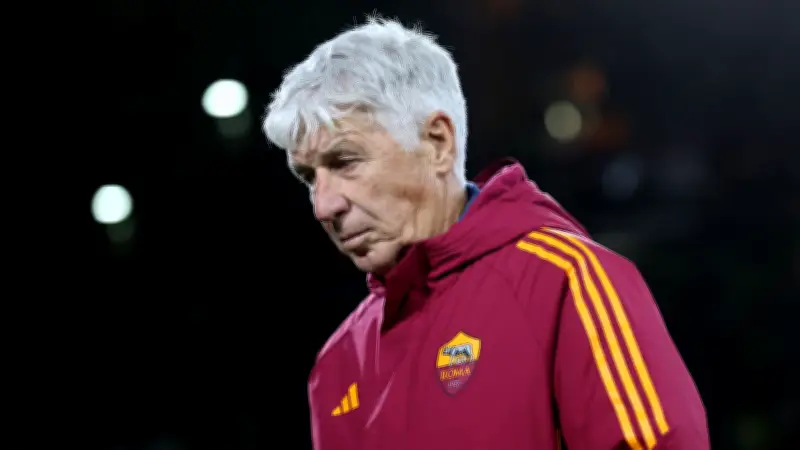 انهيار جاسبيريني باكيًا في مؤتمر صحفي يكشف أزمة داخل روما قبل مواجهة أتالانتا