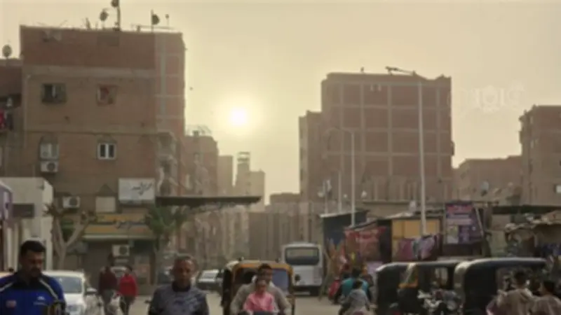 رياح مثيرة للأتربة تضرب شبرا الخيمة وتؤثر على الرؤية الأفقية