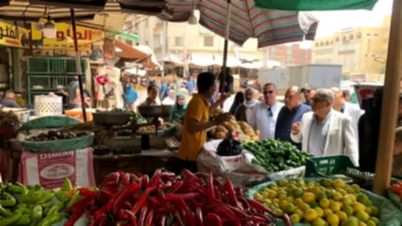 محافظ الدقهلية يتفقد سوق كفر البدماص ويؤكد على ضبط الأسعار والانضباط المروري