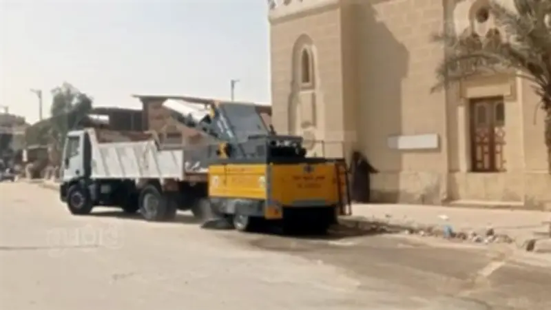 سيوة تشهد حملات نظافة مكثفة على مدار الساعة لتحسين المظهر الحضاري