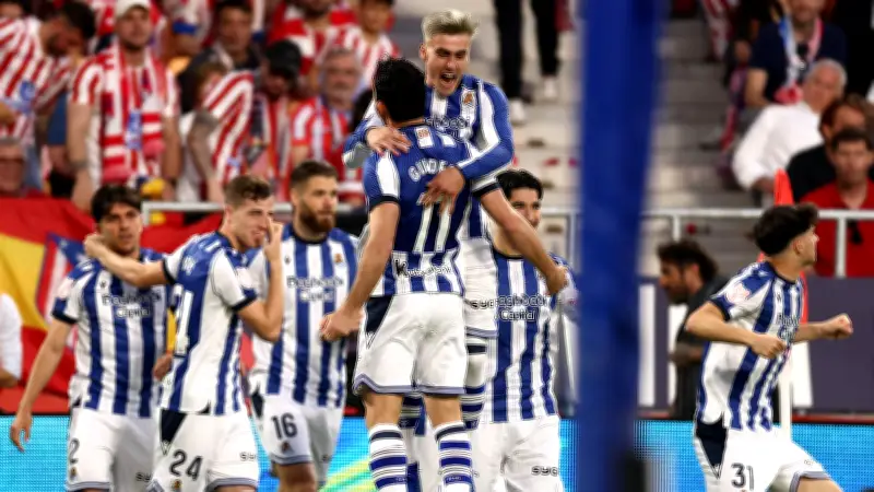 التاريخ يعيد نفسه.. ريال سوسييداد يهزم أتلتيكو مدريد ويتوج بكأس ملك إسبانيا بركلات الترجيح