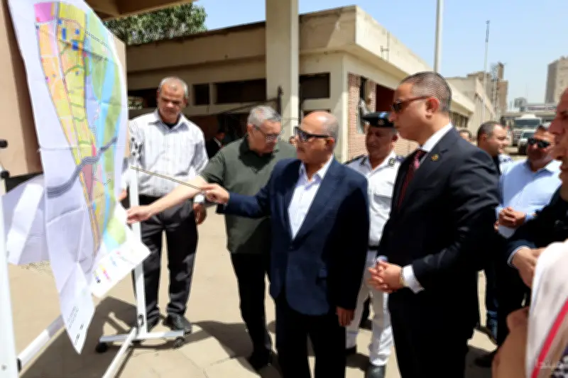 الأنصاري يوجه بسرعة إنجاز المدخل الجنوبي لمدينة الجيزة لتحسين الحركة المرورية