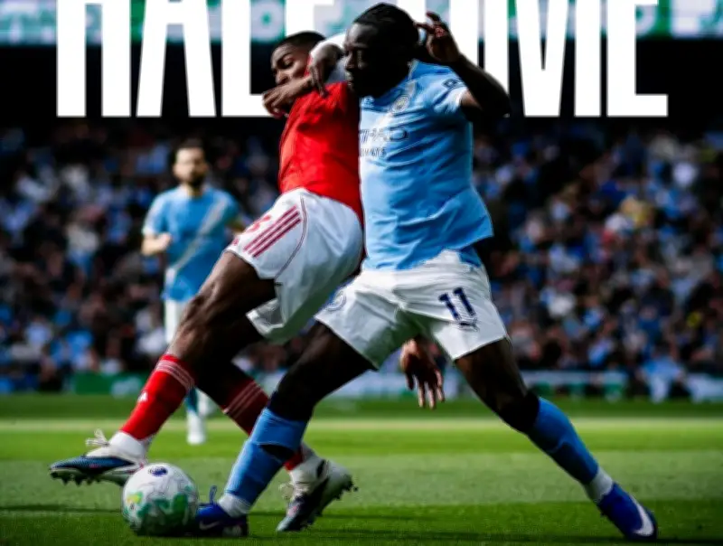 مانشستر سيتي يتعادل مع أرسنال في مباراة مثيرة ويحسم الشوط الأول