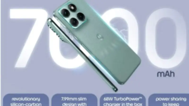 موتورولا تطلق هاتف Edge 70 Fusion ببطارية ضخمة 7000 مللي أمبير ومعالج متطور