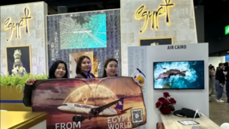 إيركايرو تشارك في معرض KITF 2026 بكازاخستان لتنشيط السياحة المصرية