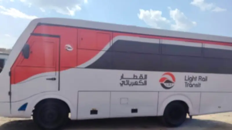 بدء التشغيل التجريبي لربط مدينة الشروق بمحطة القطار الكهربائي الخفيف LRT