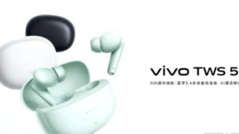 فيفو تطلق سماعة TWS 5i اللاسلكية ببطارية تدوم 11.5 ساعة وبسعر 17 دولارًا