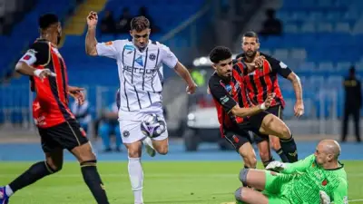 تعادل الشباب والرياض 1-1 في الدوري السعودي للمحترفين ضمن الجولة 27