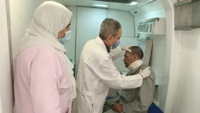 1222 خدمة طبية مجانية لأهالي قرية مهدية بالمنيا ضمن حياة كريمة