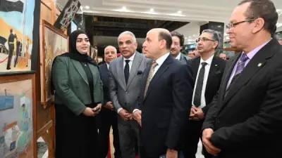 افتتاح المعرض السنوي لطلاب الفنون التشكيلية بجامعة طنطا بـ 123 عملاً إبداعياً