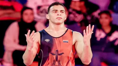 محمد عبدالرحمن يتوج بفضية أفريقيا للمصارعة تحت 17 سنة