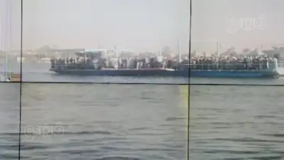 إنقاذ 18 راكبًا من الغرق بعد شحوط معدية في بني سويف