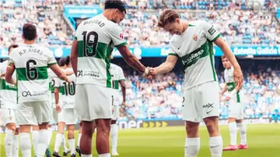 ريال أوفييدو يتأخر 2-0 أمام إلتشي في الشوط الأول بالدوري الإسباني