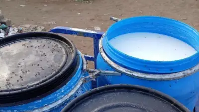 ضبط 2 طن ألبان مخلوطة بالفورمالين وتحرير 15 محضر إشغال في المنيا