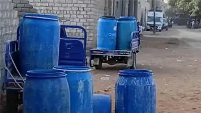 ضبط 2 طن من الألبان الفاسدة المحتوية على الفورمالين في حملة تموينية بالمنيا